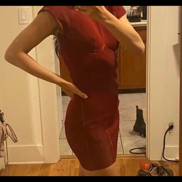 ISA BOULDER Structured Mini Dress - Picture 4 of 4